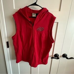 Harley Davidson, sleeveless sweatshirt, hoodie, zip up, vest, jacket, 2X, ladies